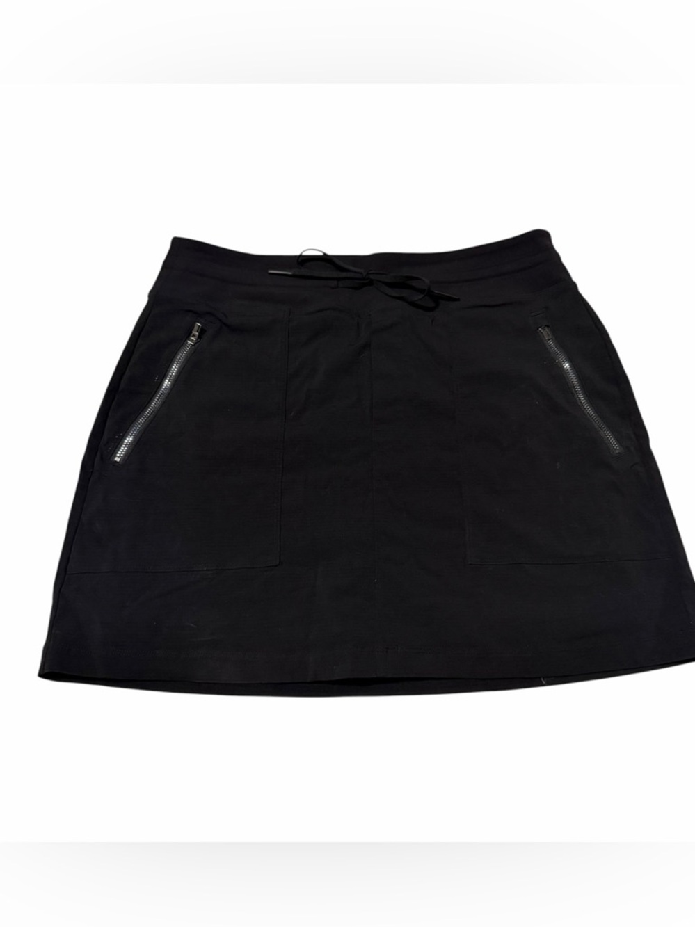 Athleta Black Zipper Pocket athletic Skirt - Women